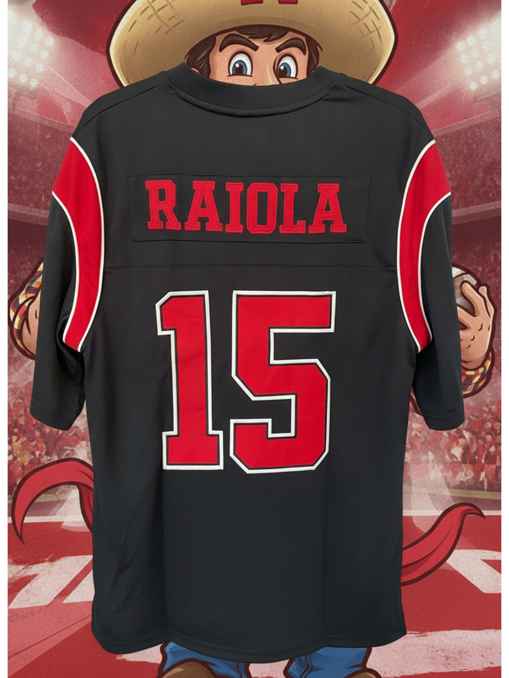 Nebraska - Cornhuskers- Raiola #15 - Men's Medium